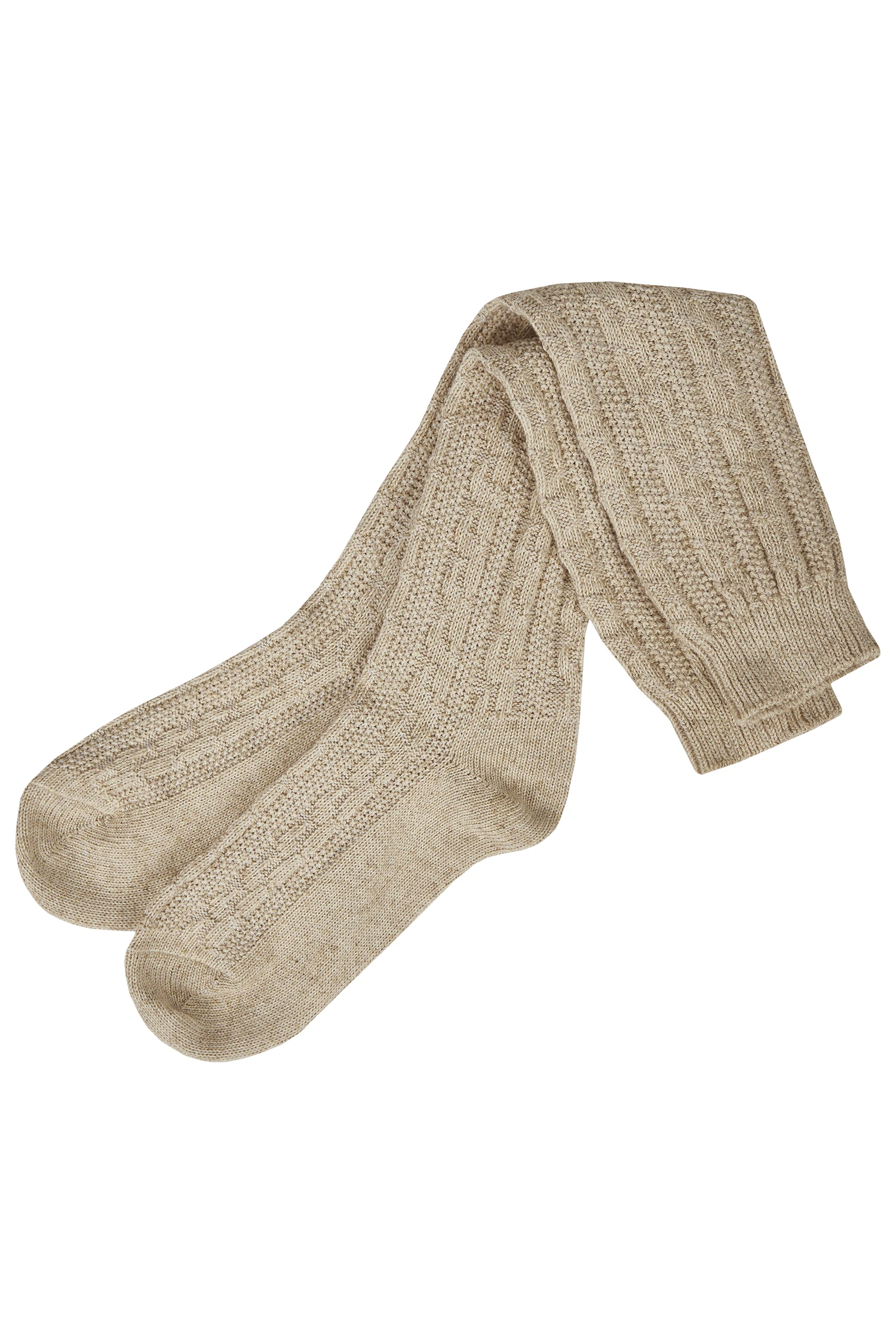 Trachtenstrumpf Beige-meliert 5 Trachtenstrumpf Beige-meliert – Bild 3