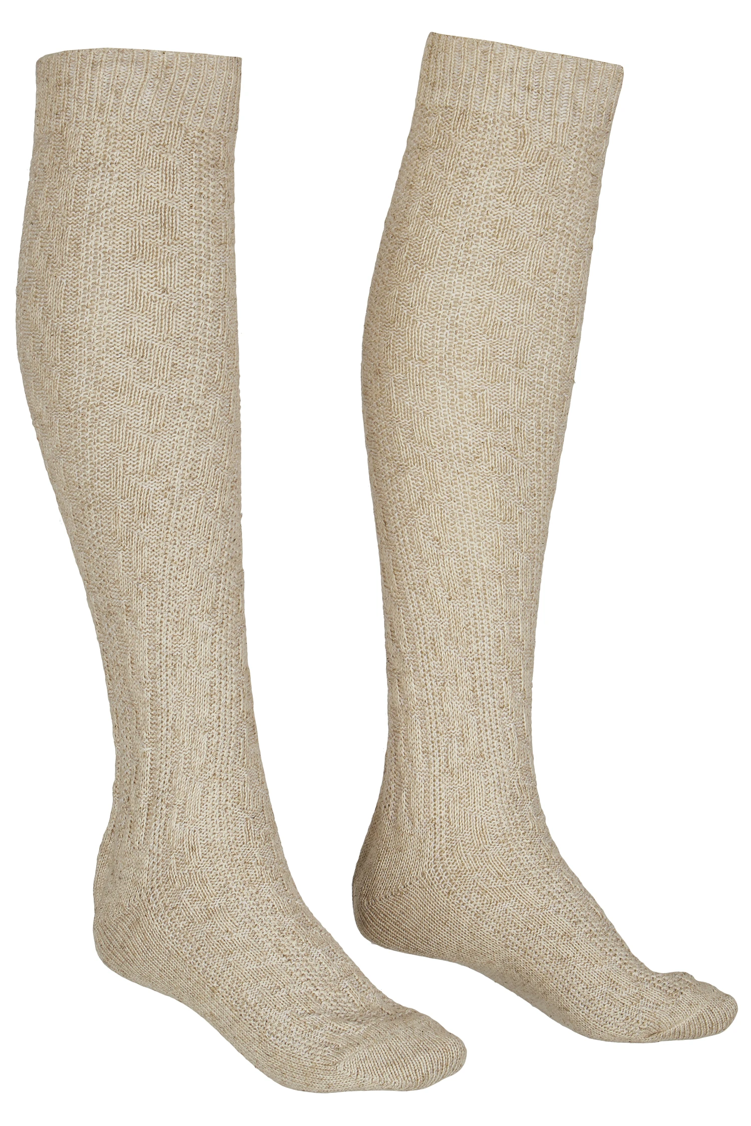 Trachtenstrumpf Beige-meliert 3 Trachtenstrumpf Beige-meliert