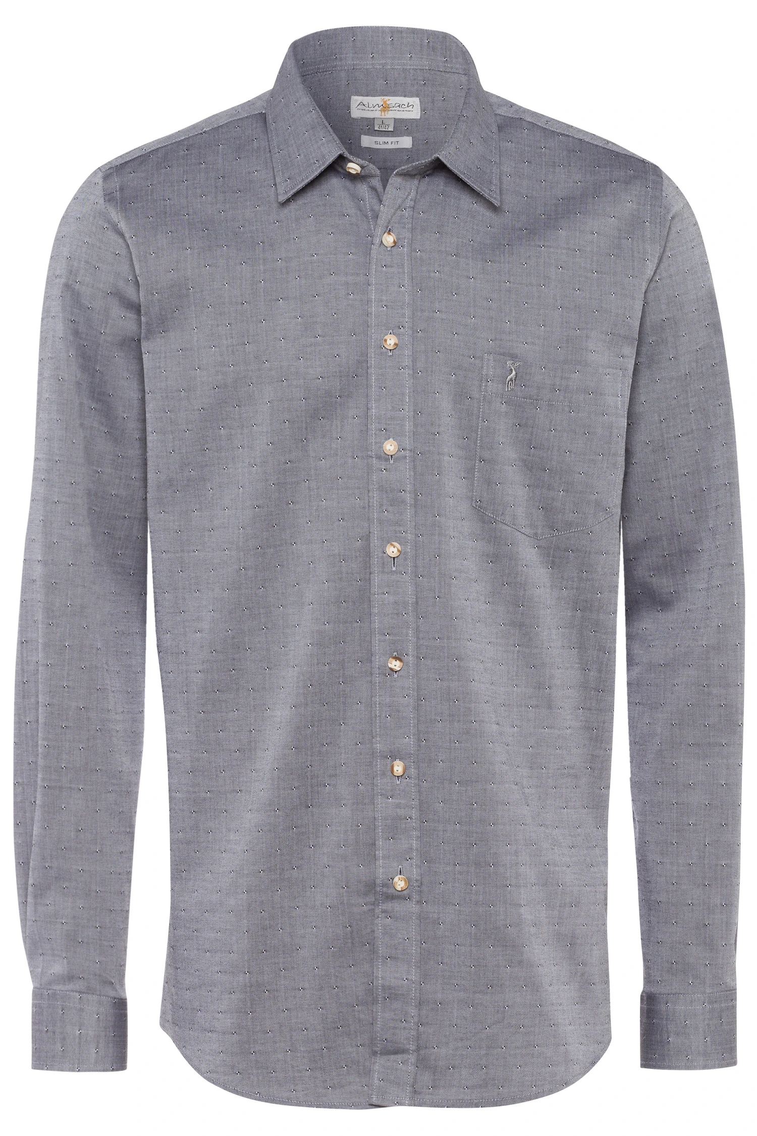 Trachtenhemd Slim-Fit 3 Trachtenhemd Slim-Fit