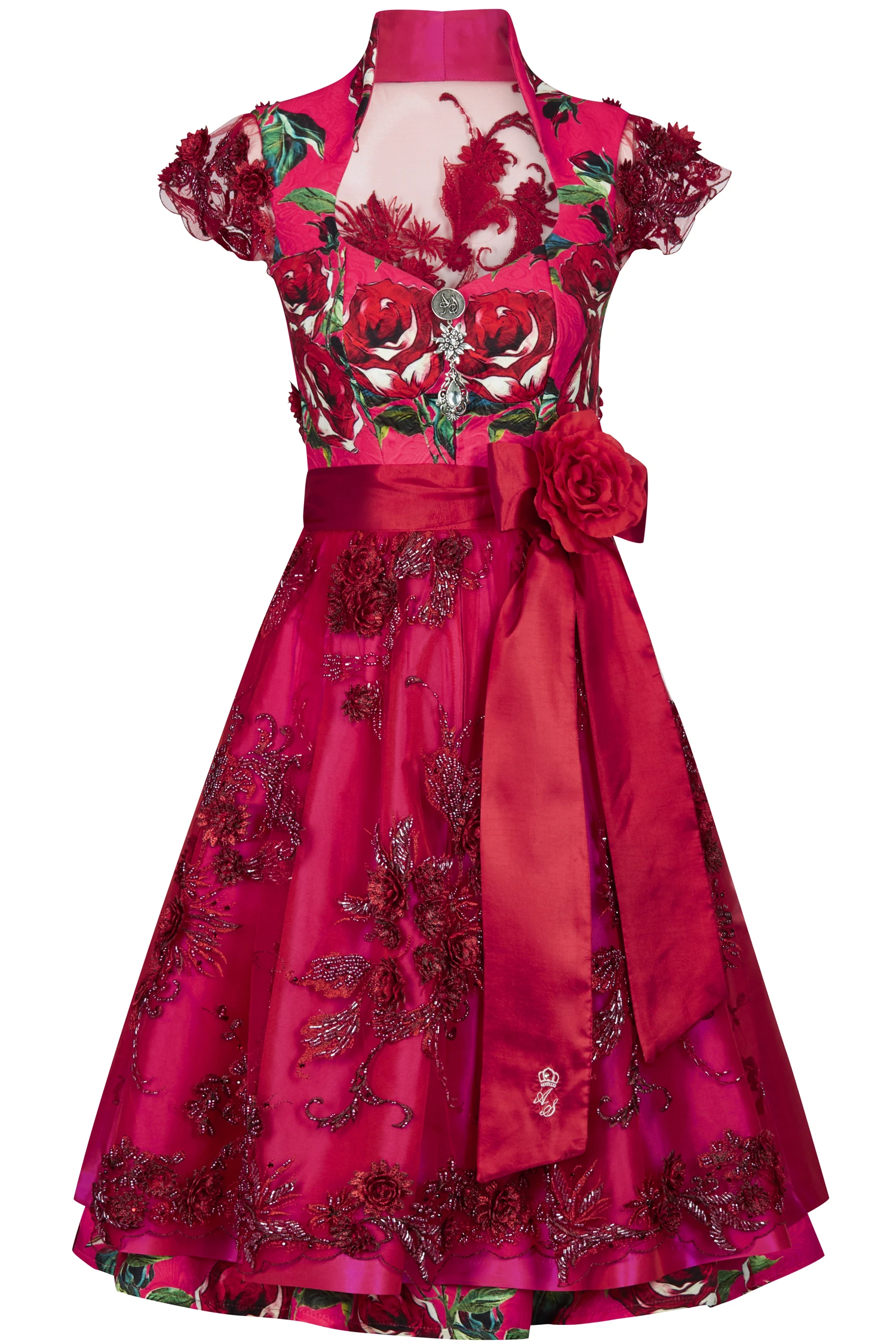 Dirndl Wilde Rose 3 Dirndl Wilde Rose