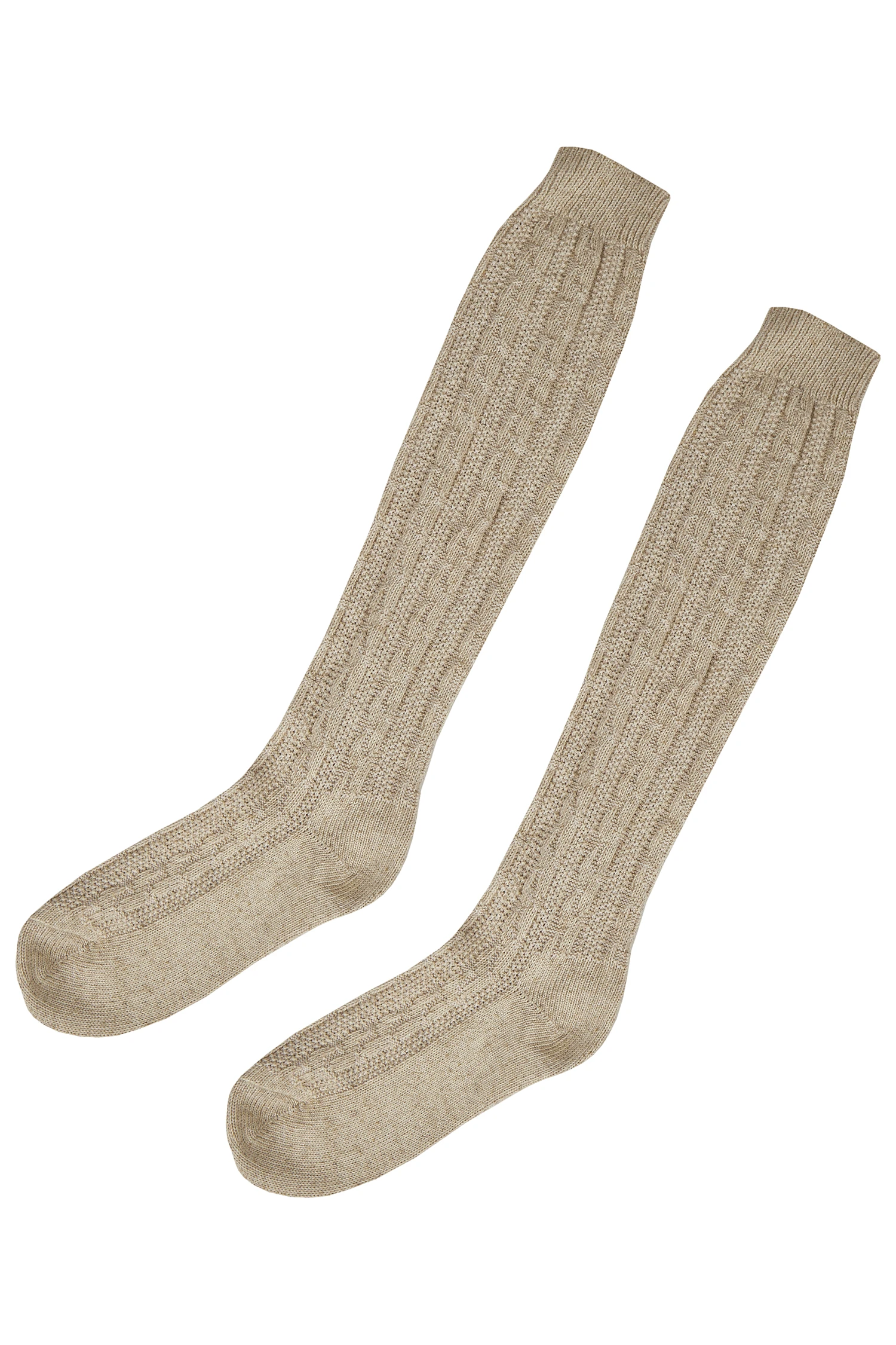 Trachtenstrumpf Beige-meliert 4 Trachtenstrumpf Beige-meliert – Bild 2