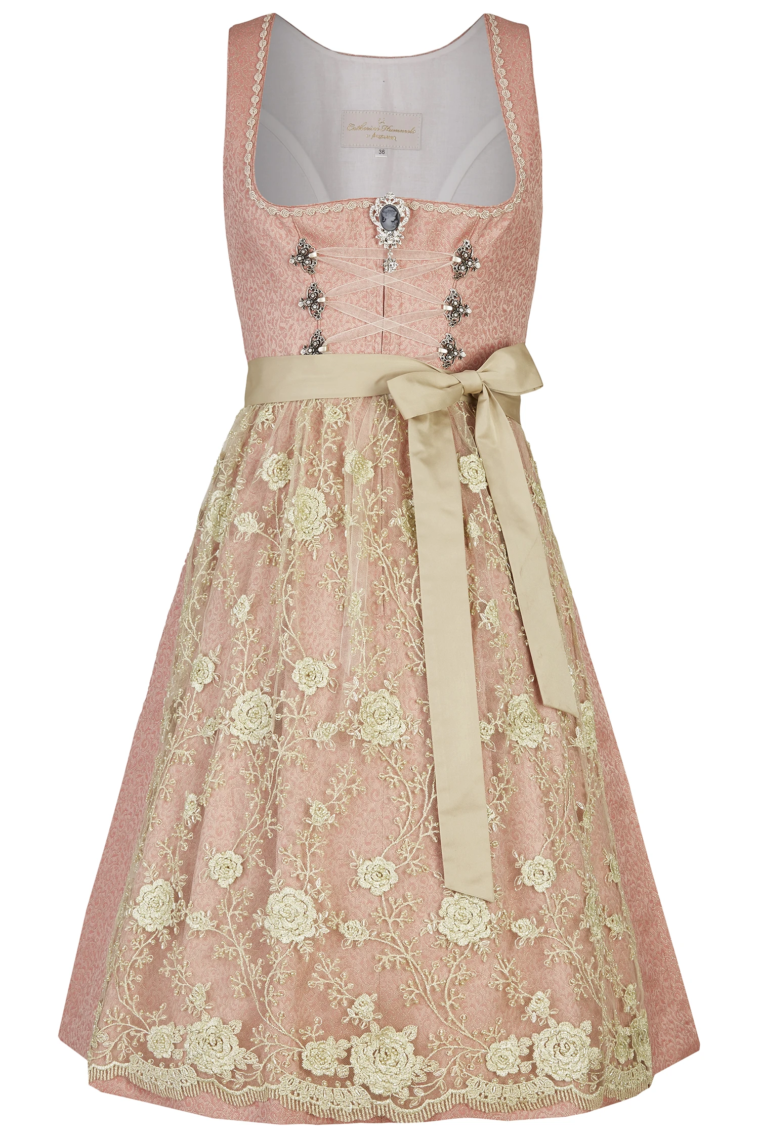 Dirndlschürze Flamingo 4 Dirndlschürze Flamingo – Bild 2