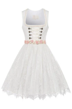 Brautdirndl Samira Mit Blütengürtel
